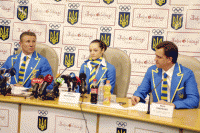 Парадная форма украинской олимпийской сборной.