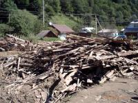 Последствия наводнения в Украине. Верховина.