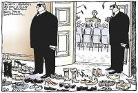 После ботинкометательства