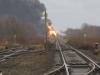 В Латвии загорелись 10 цистерн с топливом