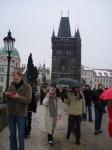 Прага. На Карловом мосту.