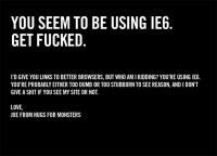 Вы еще пользуетесь IE6?