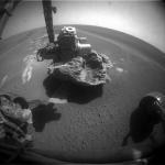 Метеорит на Марсе, фотография с марсохода Opportunity
