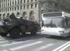 В Петербурге автобус столкнулся с БТР