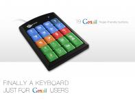 Мини-клавиатура для почтового сервиса Google