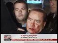 Берлускони ударили по лицу в Милане.