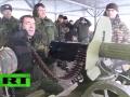 Медведев протестировал старый пулемет "Максим" и новый спецавтомобиль "Тигр"