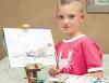 За картинами 7-летнего художника выстраиваются очереди  Таланту все возрасты покорны