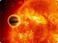 Звезда поглощает собственную планету