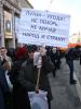 В Москве участники массовой акции протеста потребовали отставки Путина.  Его место на свалке