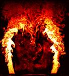 Пламя, борющееся за выживание