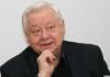 Народный артист Олег Табаков отмечает 75-летний юбилей