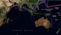 Карта подводных кабелей мира