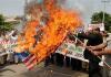 В Афганистане демонстранты атаковали базу НАТО, протестуя против сожжения Корана