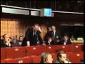 Жириновский на совете Европы в 1999 г