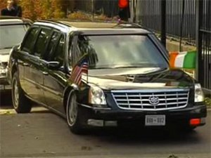 Лимузин Обамы застрял в Ирландии