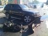Судья на Range Rover сбила байкера, разворачиваясь через 2 сплошные