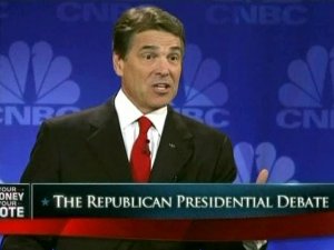 Рик Пэрри растерялся во время теледебатов