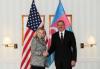Президент Ильхам Алиев встретился с госсекретарем США Хиллари Клинтон