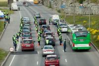 Полицейская акция «Дуют все!» в Таллине