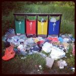 Раздельный сбор мусора в национальном парке России