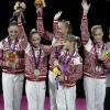 Гимнастки принесли России серебро