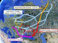 Общая стоимость проекта «Южный поток» превысит 50 млрд евро