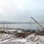 Четвертый мост Красноярска уходит в воду