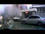 Взрыв газа в Южной Корее. Видеорегистратор