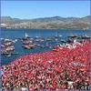 Более миллиона турок с красными флагами выступили против исламизации страны
