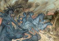 Вампиры, обортни и другая нечисть в иллюстрациях Стива Морриса