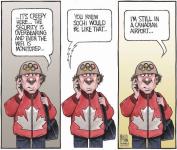 Канадская карикатура про Олимпиаду