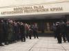 «Правый сектор» поддержал татар на митинге у крымской рады