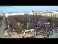Луганск 09.03.2014 Митинг бандерлогов превращается в РУССКУЮ ВЕСНУ