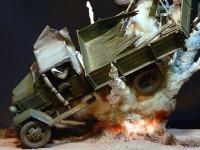 Модель из ваты и бумаги