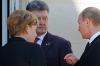 Путин кратко пообщался с Порошенко
