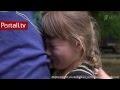 Интервью маленькой беженки из Луганска. Там у нее остался друг