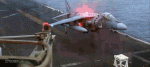 Как сажали «Харриер» (AV-8B) с отказавшим передним шасси.