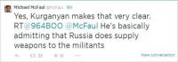 «Кургинян публично признал, что Россия поставляет оружие повстанцам», — Макфол