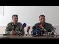 Пресс-конференция А.Бородая и И.Стрелкова. Донецк. 10.07.2014