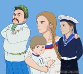 Мать-Россия защищает своих сыновей