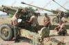 В Запорожье артиллеристы отказались ехать воевать(Мобилизованные отправились к Запорожской ОГА рассказать, почему они не желают ехать в зону АТО)