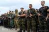 Добровольцы из Румынии приняли присягу на верность Новороссии (Батальон военнослужащих прибыл в Донецк, чтобы усилить ряды ополчения)