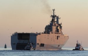 Российские моряки вышли в первое учебное плавание на «Мистрале»