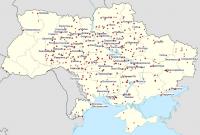 Карта Ленинопада в Украине