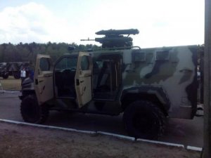 Киев направит в Донбасс бронеавтомобили с противотанковым ракетным комплексом «Сармат»