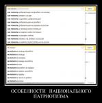 Особенности национального патриотизма