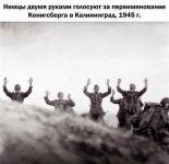 Немцы голосуют за присоединение Кеннинга к СССР