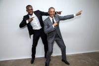 «Nobody’s ever been faster than this guy. Ever.» — President Obama on Usain Bolt…