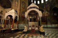 Трон Царя и Царицы Болгарии в храме Александр Невский в г. Софии